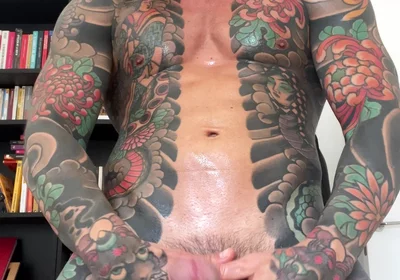 Tattooed Spanish Male