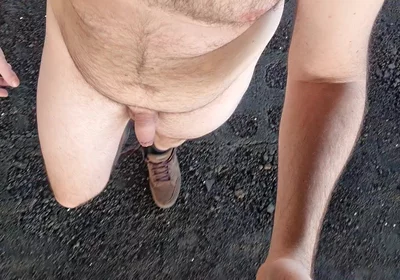 Walking All Naked Outdoors