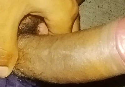 Spilling Cum on the Sidewalk