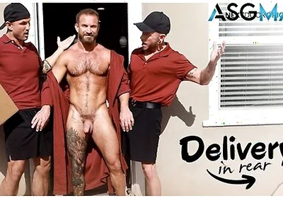 Inked Delivery Hunks Rail Sexy Stepdaddy Client - Blain Oconnor, Bruce Jones, Colt Spence