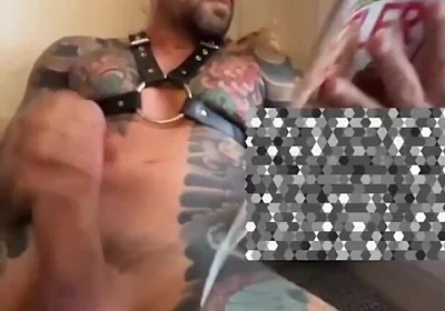 Boy in Harness Masturbates