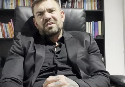 Handsome Guy Masturbates in Suit