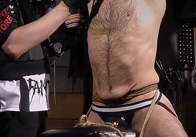Oiled Zeus Tickling Session Stress Pose, Cyber Skin Gloves & Sensual Overload
