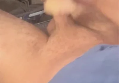 Playing with Toy Under Office Desk