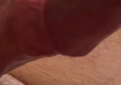 So Much Cum From Edging My Frenulum