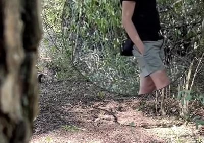 Amateur Boy Caught Jerking-off in the Woods