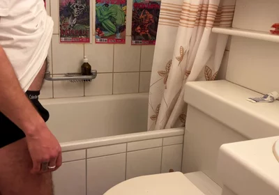 Colleague Showers with Straight Friend
