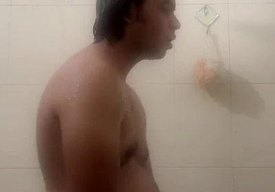 Young Desi Twink Gets Hard in the Shower