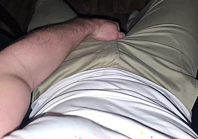 German Voice Commands You. Wet Cock Shines.. Beige Jeans with Precum.. Intense Fragrance