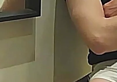Amateur Boy Pees a Few Drops on His Flatmate's White Briefs