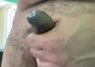POV Long Cock Cumming Hard