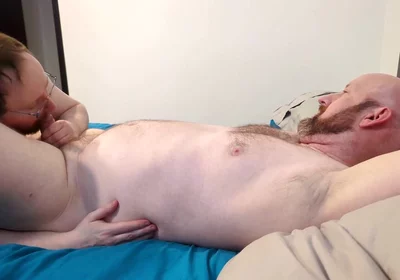 Stepdaddy Bear Fucked by Young White Bear