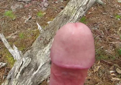Naked Boner Walk in Public Forest Part 6
