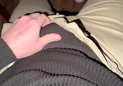 German Voice Horny After Work Black Boxer Down Fat Glans Drips
