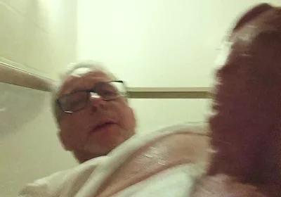 Wet T-shirt and Wet Underpants While Showering