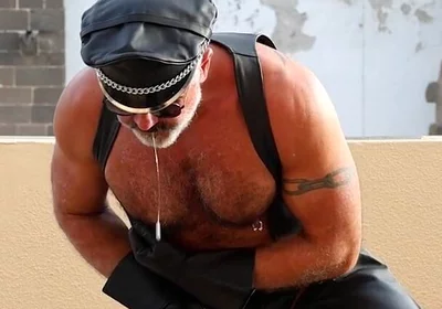Mike in Leather
