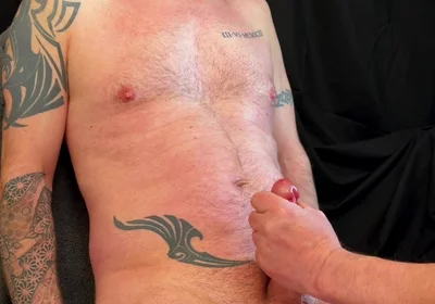 Married Guy with Big Cock Edged, Cums Twice, and Fed His Own Cum!