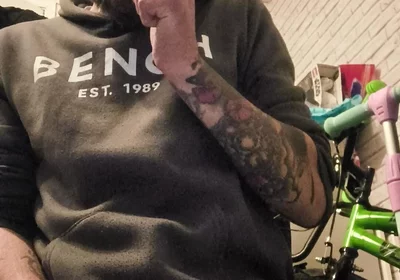 Masturbating My Big Hard Dick and Smoking