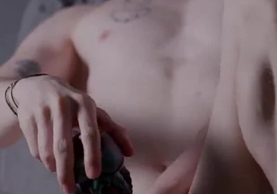 Hard Cock Meets Vibrating Toy on the Couch
