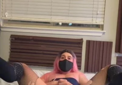 Big Ass CD Sissy Solo Cumshot