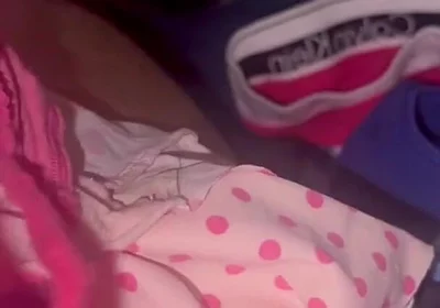 Lazy in Bed Wearing Panties.