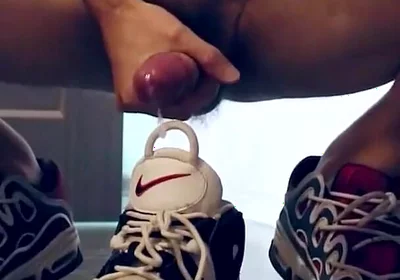 Cumshot Compilation on Sneakers Part 1