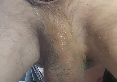 An Experienced Sexy Guy Fucked His Stretched Rose with a Bottle so Hard That Sperm Flowed Out