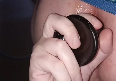 Stuffing My Hole with This BBC Dildo