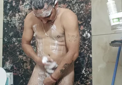 Indian Desi Man Sex and Show Shower Show and Masterbation