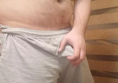 Beefy Stud Goes Commando and Shows off