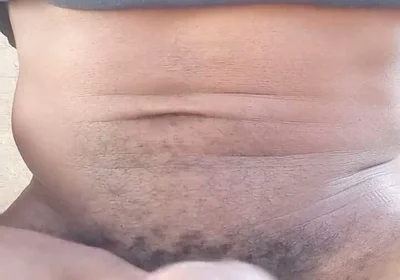 Stroking My BBC and Moaning Outdoors
