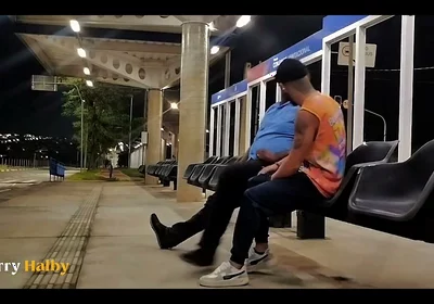 I Sucked the Driver's Dick While Waiting for the Bus.
