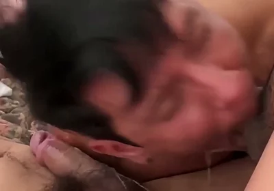 Sub Couple Worships My Cock: Deepthroat Pt1