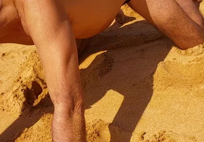 Ladysilva on the Beach in Panties Showing off Her Hot Ass
