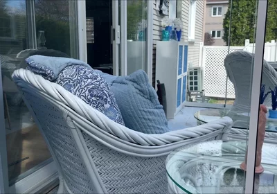 Hunk Stepdaddy Bear Naked Sunbathing in the Veranda 3