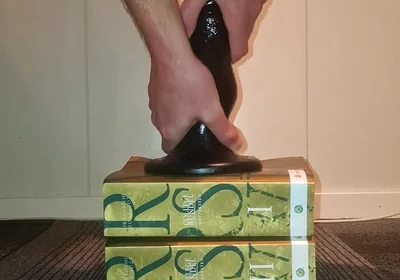 Hot Gay Twink Stretching His Ass and Takes Huge Anal Dildo's