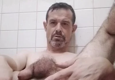 Cute Young Stepdaddy Fingering His Hairy Hole Until Prolapse