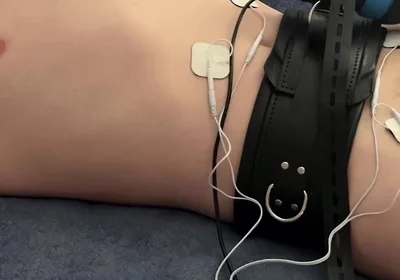 Twink Slave Gets Strapped to Bed on Edge-o-matic