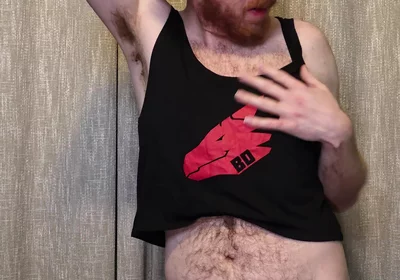 Dancing and Strip Teasing in a Crop Top Gstring