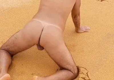Ladysilva Sissy Hot Ass on the Beach