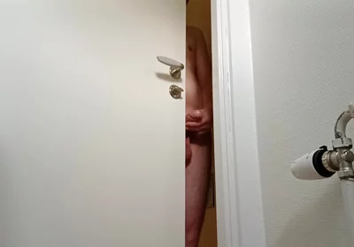 Hiding Behind Door