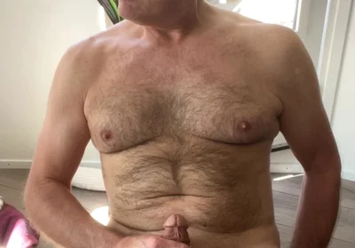 Fully Naked, Cum in Mouth, Verbal Jerking-off at Home with Balcony Door Open