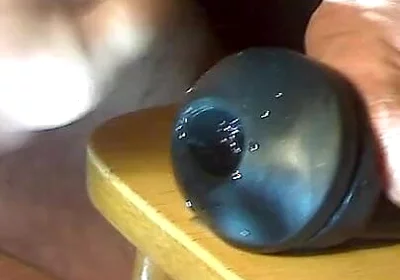 The Cock Wants to Feel the Tight Rubber Sleeve, and Cum From It!