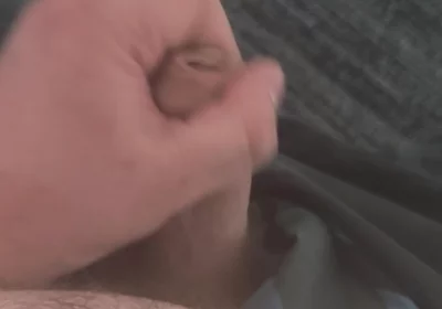 Fat Hairy Bear Jerks off in the Office and Cums on the Floor