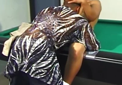 Black Gay Fest Scene 3: a Trio of Muscular Black Men From the Neighborhood Fuck and Cum Together
