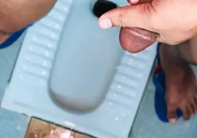 Desi Village Boy Cum Desi Bathroom