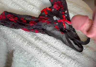 Cum on Wife’s Panties 11