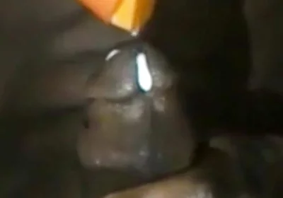 Passionately Stroking My BBC Cumming Hard