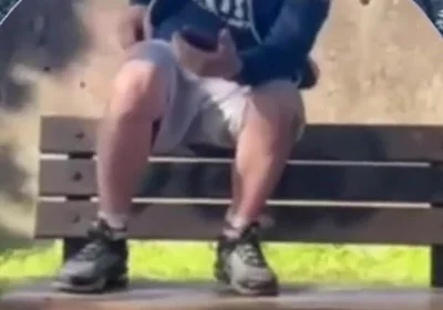 Amateur Boy Lost a Bet and Had to Expose and Touch His Cock in a Park