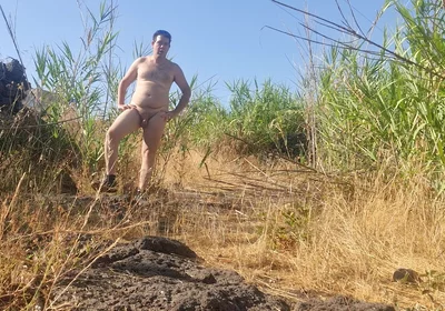 Naked Boy in Outdoor
